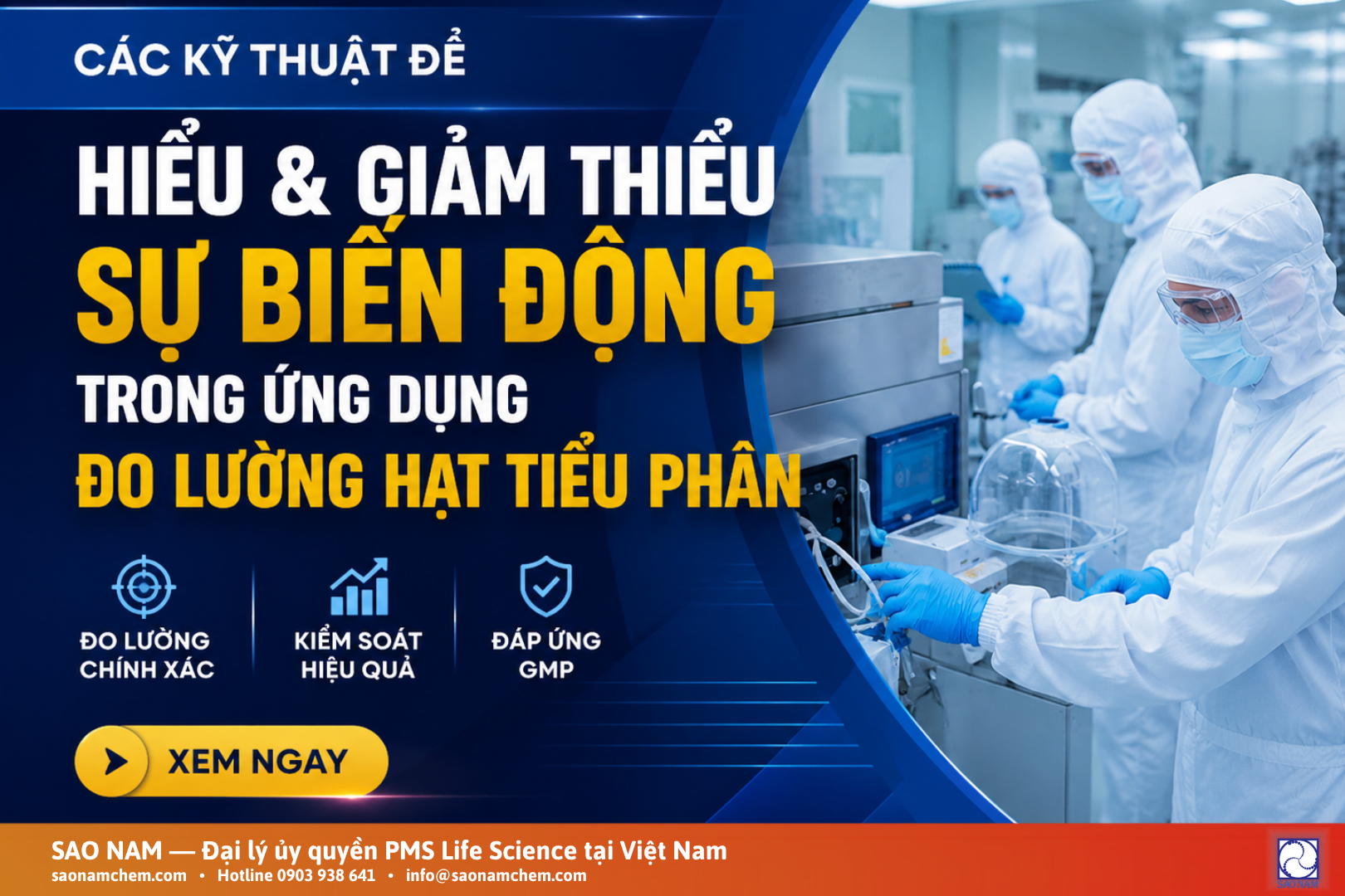 Giảm thiểu Sự Biến động trong Ứng dụng Đo lường Hạt tiểu phân